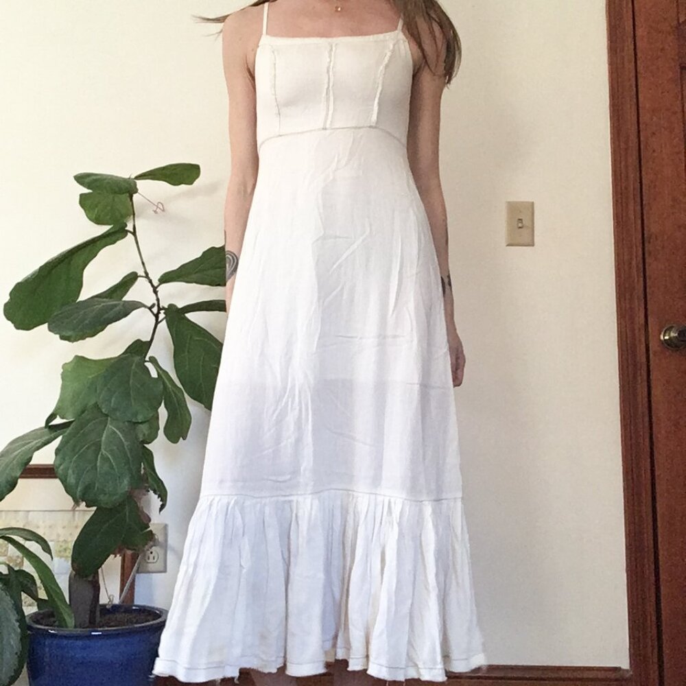 Linen Maxi Dress